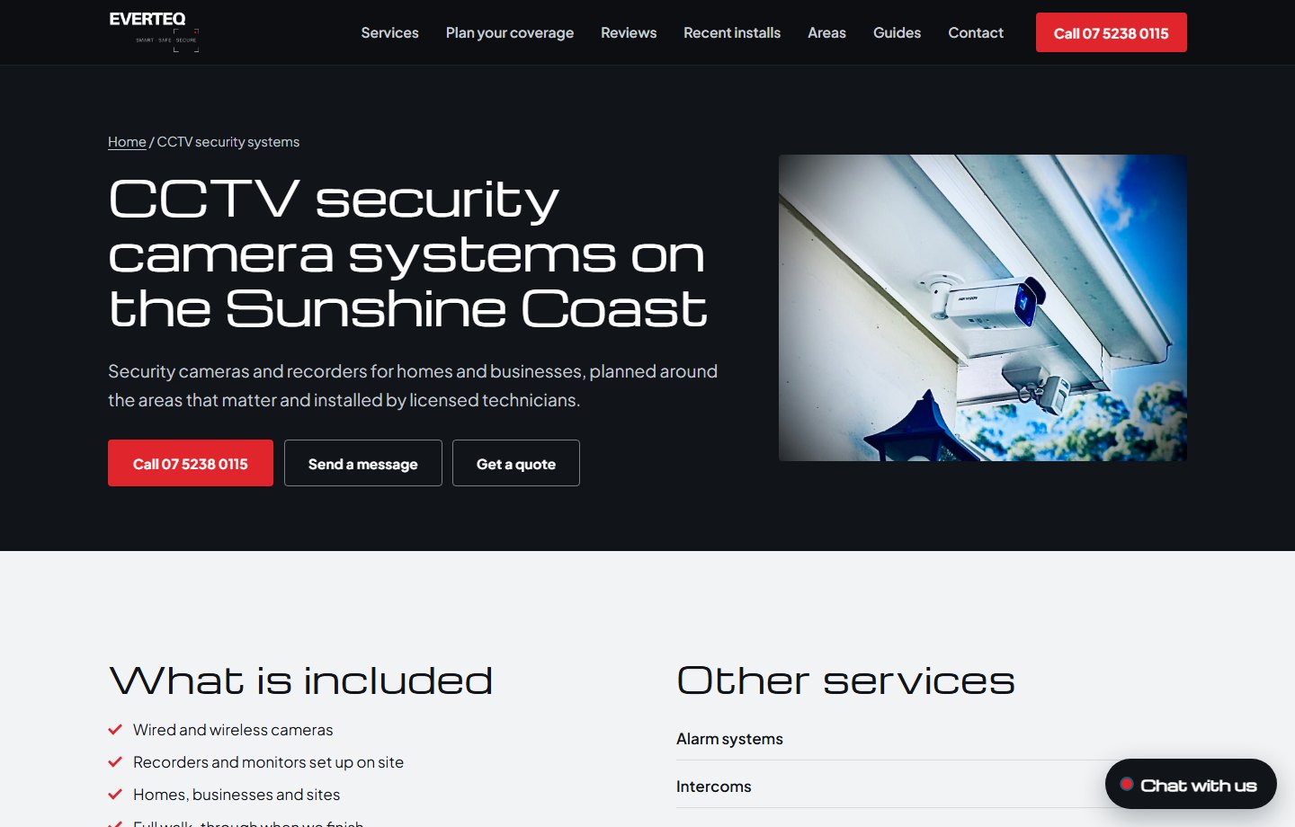 A page for every service